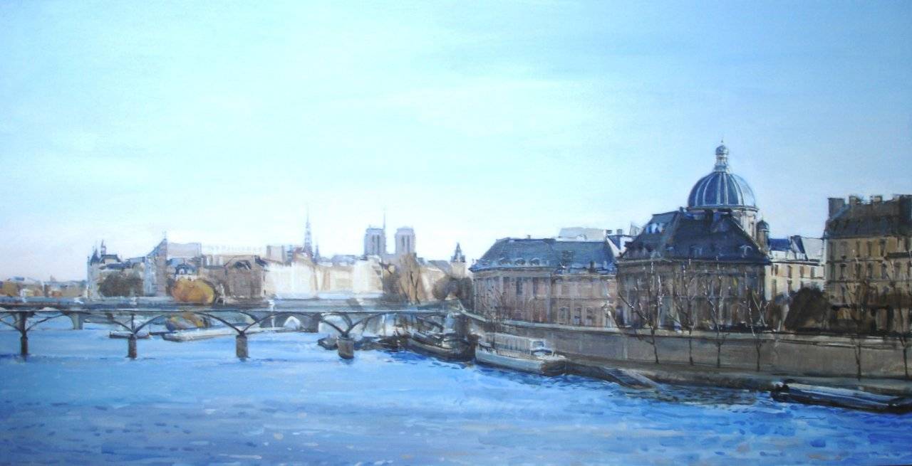 Paris, vue du Pont du Carroussel